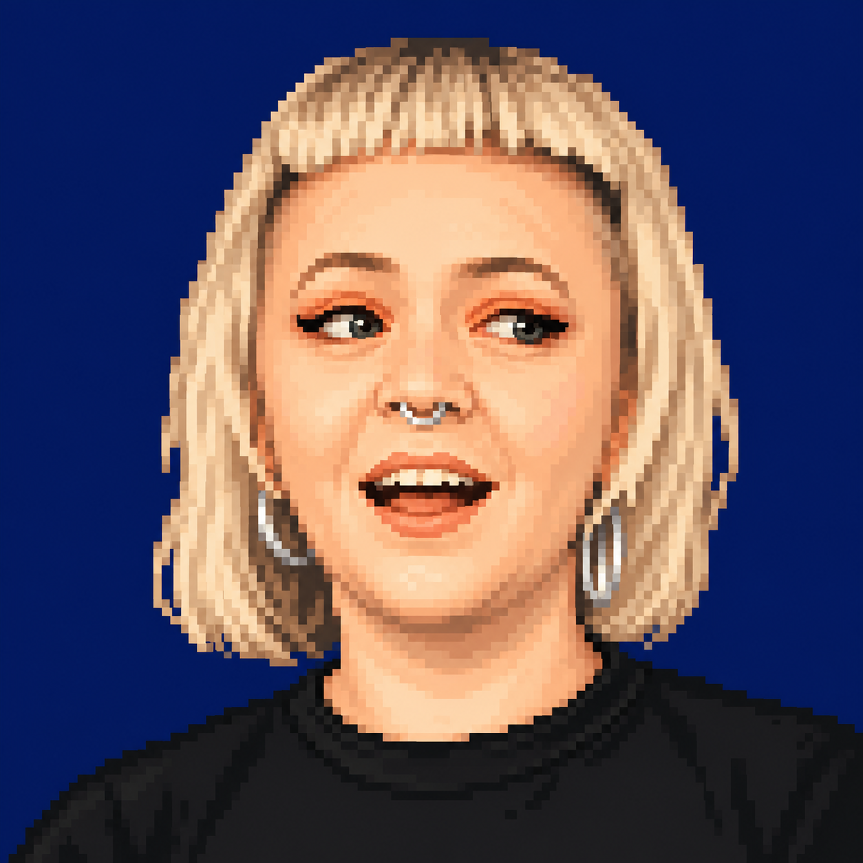 Kelly Edgar pixel portrait